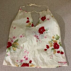 Vintage Floral Halter Top